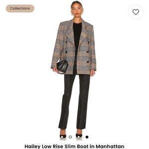 GRLFRND Revolve Black Low Rise black jeans like mother agolde Sz 27